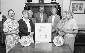 Lostwithiel Twinning Association 10th birthday celebrations, Lostwithiel, Cornwall. May 1989
