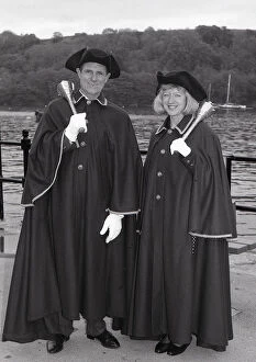 Images Dated 11th March 2019: Macebearers, Fowey, Cornwall. May 1998