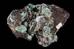 Minerals Collection: Malachite, North Wheal Basset, Illogan, Cornwall, England