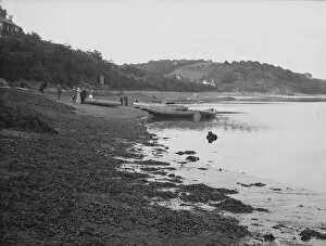 Images Dated 4th March 2019: Malpas Ferry, Cornwall. 8th July 1912