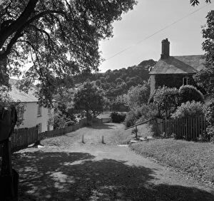 Images Dated 5th March 2019: Malpas Ferry cottages, St Michael Penkivel, Cornwall. 1975