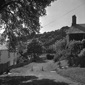 Images Dated 5th March 2019: Malpas Ferry cottages, St Michael Penkivel, Cornwall. 1975