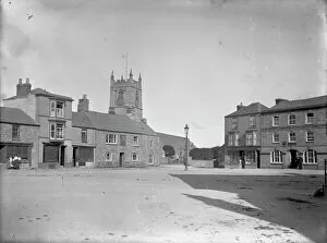 Images Dated 13th January 2020: Market Square, St Just in Penwith, Cornwall. Around 1910
