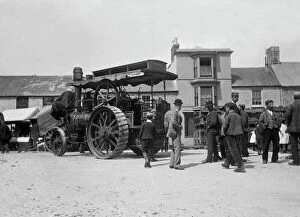 Images Dated 30th September 2019: Market Square, St Just in Penwith, Cornwall. Early 1900s
