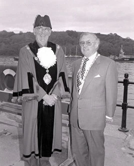 Images Dated 18th March 2019: Mayor Making, Fowey, Cornwall. May 1995