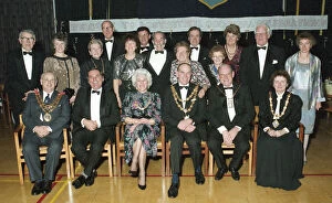 Lostwithiel Collection: Mayors Ball, Lostwithiel, Cornwall. December 1989