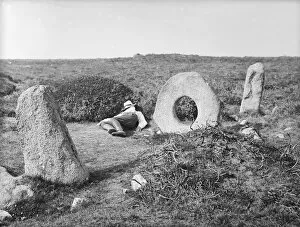 Madron Collection: Men-an-Tol, Madron, Cornwall. 1911