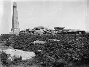 Illogan Collection: The Monument, Carn Brea, Illogan, Cornwall. Date unknown but probably 20th century