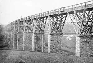 Images Dated 13th August 2016: Moresk Viaduct, Truro, Cornwall. Before 1904