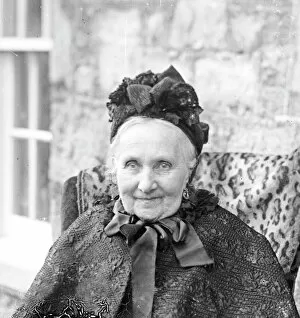 Images Dated 26th March 2019: Mrs Phillips of Goonere, Scorrier, Gwennap, Cornwall. October 1907