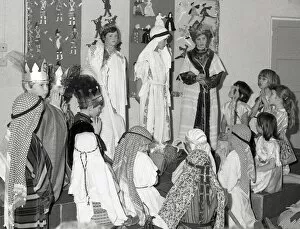 Images Dated 13th November 2017: Nativity play, Lostwithiel, Cornwall. December 1982