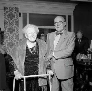 Newquay Old Cornwall Society / Federation of Old Cornwall Societies dinner, Newquay, Cornwall. 1978 or possibly 1977