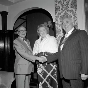 Newquay Old Cornwall Society / Federation of Old Cornwall Societies dinner, Newquay, Cornwall. 1978 or possibly 1977