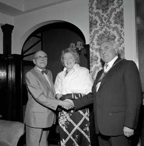 Newquay Old Cornwall Society / Federation of Old Cornwall Societies dinner, Newquay, Cornwall. 1978 or possibly 1977
