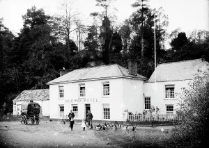 The Norway Hotel, Perranarworthal, Cornwall. 1905 or 1906