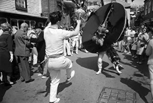 Padstow Collection: The Obby Oss, Padstow, Cornwall. 1966