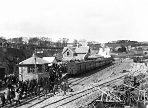 Images Dated 12th September 2016: Padstow railway station, Cornwall. 27th March 1899