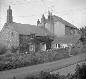 Images Dated 9th March 2018: Pansy Cottage and Rose Cottage, Trevalga, Cornwall. 1966