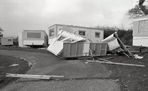 Images Dated 21st July 2018: Penhale Caravan Park, Fowey, Cornwall. January 1990