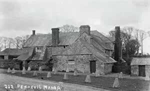 St Michael Penkivel Collection: Penkivel manor house, St Michael Penkivel, Cornwall. Date unknown but probably early 1900s