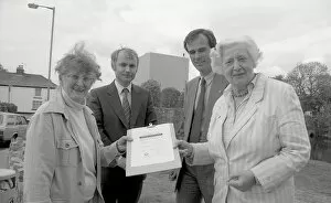 Images Dated 23rd July 2018: Petition Presentation, Lostwithiel, Cornwall. March 1990