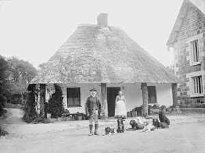 Images Dated 3rd April 2018: Polawyn lodge, Trelowarren, Mawgan in Meneage, Cornwall. Around 1890