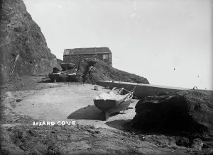 Polpeor Cove, The Lizard, Landewednack, Cornwall. Before 1911