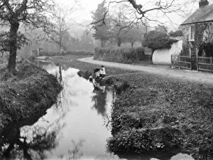 Images Dated 29th January 2018: Polquick Cottage, Rosedale, near Idless, Cornwall. Early 1900s
