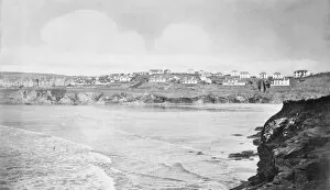 Images Dated 20th May 2019: Polzeath beach from the south west, St Minver, Cornwall. Around 1930