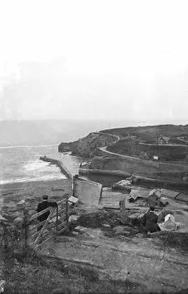 Images Dated 23rd May 2017: Portreath Harbour, Cornwall. 1910