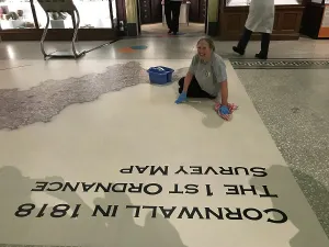 Event Prints: Preparations for the Duke of Cornwalls visit to the Royal Cornwall Museum to mark the bicentenary year of the Royal