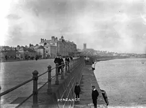 Images Dated 4th April 2016: The Promenade, Penzance, Cornwall. Probably around 1910