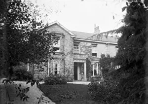 Perranarworthal Collection: The rear of Goonvrea House, Perranarworthal, Cornwall. Probably early 1900s