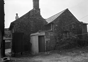 Images Dated 15th February 2018: Rear view of Empacombe House, Mount Edgcumbe estate, Maker, Cornwall. 1962