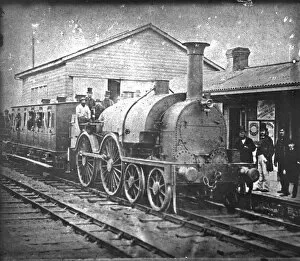 Images Dated 8th August 2016: Redruth Railway Station, Cornwall, 1st March 1867