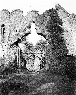 Lanlivery Collection: Restormel Castle, Lanlivery Parish, Cornwall. Probably 1920s