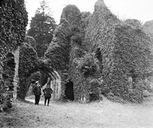 Lanlivery Collection: Restormel Castle, Lanlivery Parish, Cornwall. Around 1910