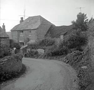 Trevalga Collection: Rose Cottage and Much in Little, Trevalga, Cornwall. 1966