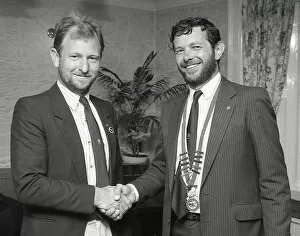 Images Dated 21st July 2018: Rotary Club Presidency Handover, Lostwithiel, Cornwall. July 1989