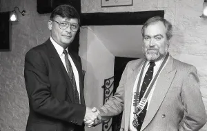 Rotary President, Lostwithiel, Cornwall. July 1992