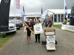 Banners Prints: Royal Cornwall Museum staff leaving the Royal Cornwall Show
