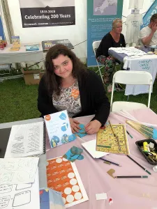 Banners Prints: Royal Cornwall Museums activity table at the Royal Cornwall Show