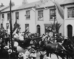 Truro Collection: Royal Visit, 25 Ferris Town, Truro, Cornwall. 15th July 1903
