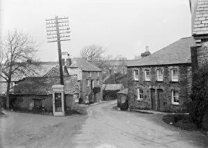 Images Dated 17th October 2017: Rumford village, St Ervan, Cornwall. Around 1920s