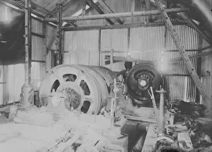 St Ives Collection: Sandycroft electric winding engine, Giew Mine, St Ives Consols, Cornwall. Around 1909