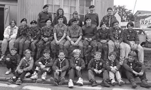 Images Dated 16th April 2019: Scout Camp, Lostwithiel, Cornwall. September 1992