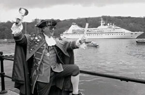 Images Dated 4th June 2019: Seabourn Pride, Fowey, Cornwall. May 1992