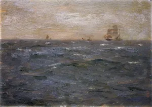 Seascape with Sailing Craft, Henry Scott Tuke (1858-1929)