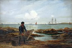 Fine Art Collection: The Shrimper, Richard Harry Carter (1839-1911)