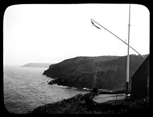 Images Dated 29th November 2016: Signal station. Cadgwith, Cornwall. Late 1800s